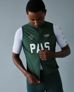 Pas Normal Studios Men's PAS Mechanism Stow Away Gilet — Petroleum^ Jackets & Gilets