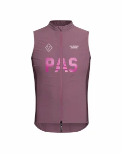 Pas Normal Studios Men's PAS Mechanism Stow Away Gilet — Mauve^ Jackets & Gilets