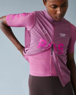 Pas Normal Studios Men's PAS Mechanism Stow Away Gilet — Mauve^ Jackets & Gilets