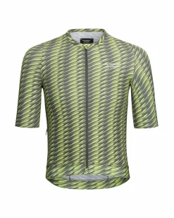 Pas Normal Studios Men's Solitude Jersey — Dark Moss / Lime Green^ Jerseys