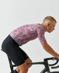 Pas Normal Studios Men's Solitude Late Drop Jersey — Burgundy^ Jerseys