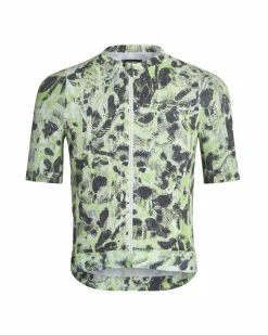 Pas Normal Studios Men's Solitude Late Drop Jersey — Acid Green^ Jerseys