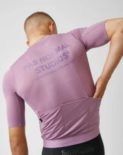Pas Normal Studios Men's Solitude Mesh Jersey — Light Mauve^ Jerseys