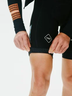 Pas Normal Studios Men's T.K.O. Essential Thermal Bibs — Black^ Bibs