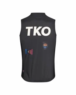 Pas Normal Studios Men's T.K.O. Mechanism Stow Away Gilet — Charcoal^ Jackets & Gilets