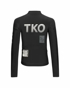 Pas Normal Studios Men's T.K.O. Mechanism Thermal Long Sleeve Jersey — Black^ Jerseys