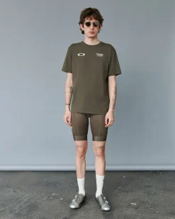 Pas Normal Studios Oakley Off-Race T-shirt — Black Olive^Women Casual|Casual