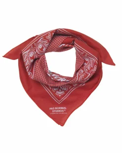 Pas Normal Studios Off-Race Bandana — Deep Red^Women Accessories|Accessories