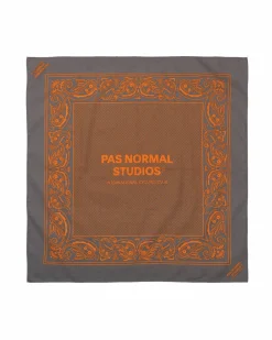 Pas Normal Studios Off-Race Bandana — Fossil Grey / Bronze^Women Accessories|Accessories