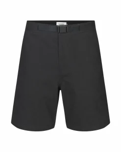 Pas Normal Studios Off-Race Cotton Twill Shorts — Black^Women Casual|Casual