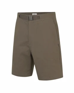 Pas Normal Studios Off-Race Cotton Twill Shorts — Ash Brown^Women Casual|Casual