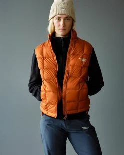 Pas Normal Studios Off-Race Down Vest — Copper Orange^Women Casual|Casual