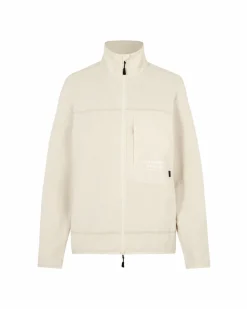 Pas Normal Studios Off-Race Fleece Jacket AW22 — Off White^Women Casual|Casual