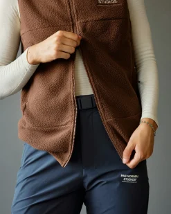 Pas Normal Studios Off-Race Fleece Vest — Bronze^Women Casual|Casual