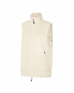 Pas Normal Studios Off-Race Fleece Vest AW22 — Off White^Women Casual|Casual