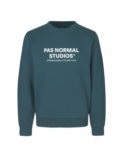 Pas Normal Studios Off-Race Logo Sweatshirt — Teal^Women Casual|Casual