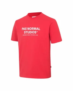 Pas Normal Studios Off-Race Logo T-Shirt — Deep Red^Women Casual|Casual