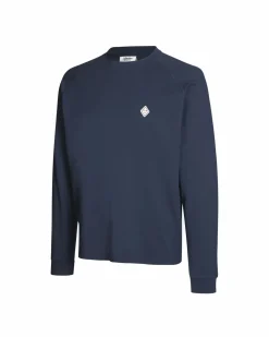 Pas Normal Studios Off-Race Patch Long Sleeve T-Shirt — Navy^Women Casual|Casual