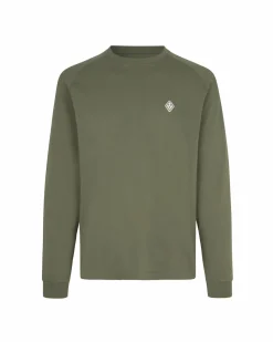 Pas Normal Studios Off-Race Patch Long Sleeve T-Shirt — Dusty Olive^Women Casual|Casual