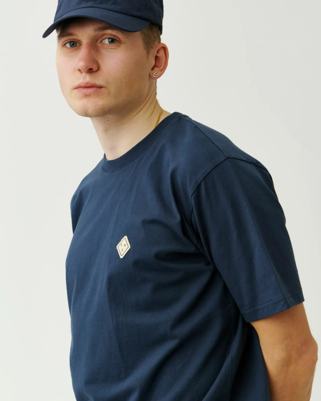 Pas Normal Studios Off-Race Patch T-Shirt — Navy^Women Casual|Casual