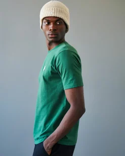 Pas Normal Studios Off-Race Patch T-Shirt — Pine Green^Women Casual|Casual