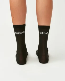 Pas Normal Studios Solitude Socks — Black^Women Socks|Socks