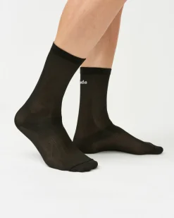 Pas Normal Studios Solitude Socks — Black^Women Socks|Socks