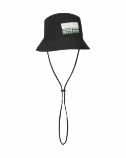 Pas Normal Studios T.K.O. Off-Race Shield Bucket Hat — Black^Women Accessories|Accessories