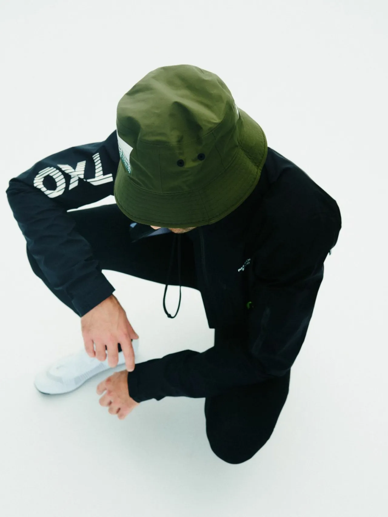 Pas Normal Studios T.K.O. Off-Race Shield Bucket Hat — Olive^Women Accessories|Accessories