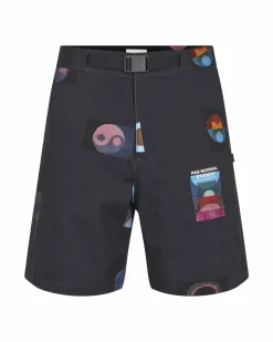 Pas Normal Studios T.K.O. Off-Race Twill Shorts — Charcoal^Women Casual|Casual