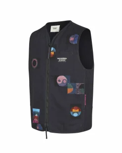 Pas Normal Studios T.K.O. Off-Race Twill Vest — Charcoal^Women Casual|Casual