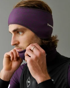 Pas Normal Studios T.K.O. Thermal Headband — Dark Purple Transmission^Women Accessories|Accessories
