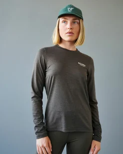 Pas Normal Studios Women's Balance Long Sleeve T-shirt — Dusty Brown^Women Gym & Training