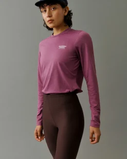 Pas Normal Studios Women's Balance Long Tights — Dark Red^Women Gym & Training