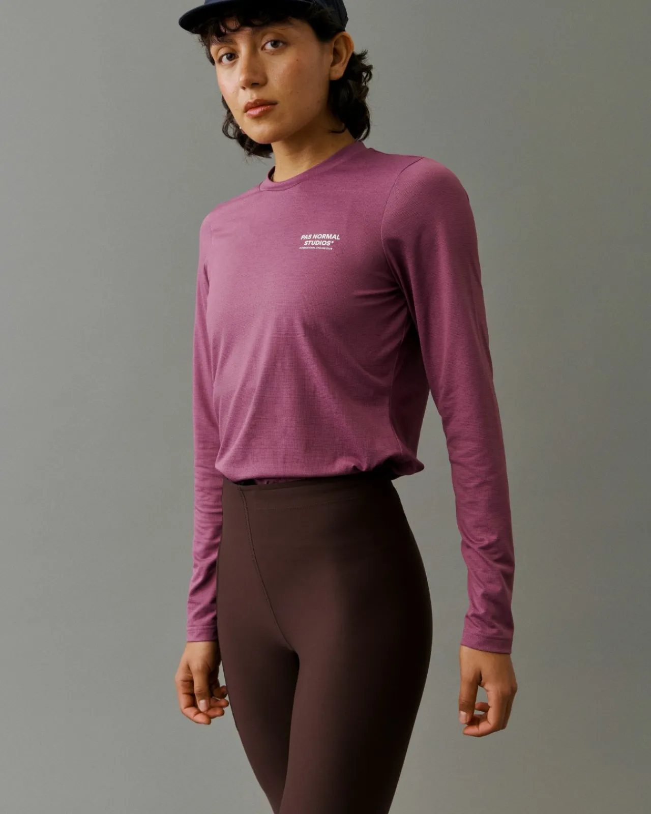 Pas Normal Studios Women's Balance Long Tights — Dark Red^Women Gym & Training