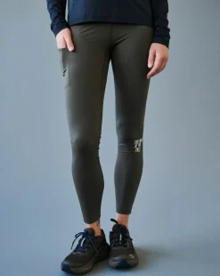 Pas Normal Studios Women's Balance Long Tights — Dusty Brown^Women Gym & Training