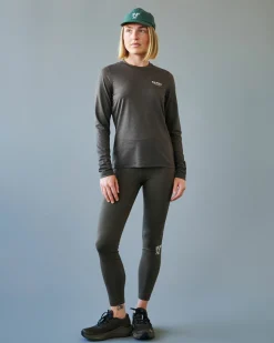 Pas Normal Studios Women's Balance Long Tights — Dusty Brown^Women Gym & Training