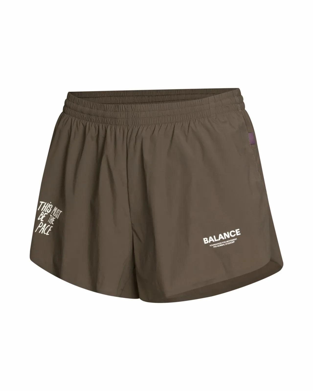 Pas Normal Studios Women's Balance Shorts — Dusty Brown^Women Gym & Training