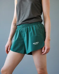 Pas Normal Studios Women's Balance Shorts — Forest green^Women Gym & Training