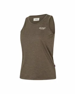 Pas Normal Studios Women's Balance Sleeveless Top — Dusty Brown^Women Gym & Training