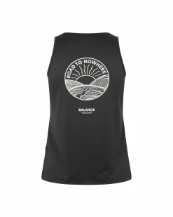 Pas Normal Studios Women's Balance Sleeveless Top — Black^Women Gym & Training