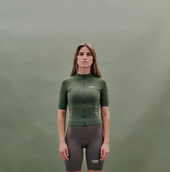 Pas Normal Studios Women's Escapism Knit Jersey — Dark Moss^Women Jerseys