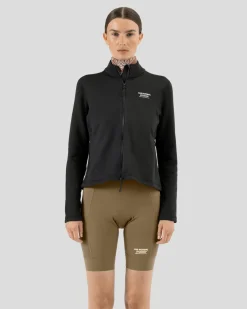 Pas Normal Studios Women's Escapism Performance Fleece Zip — Black^Women Jackets & Gilets