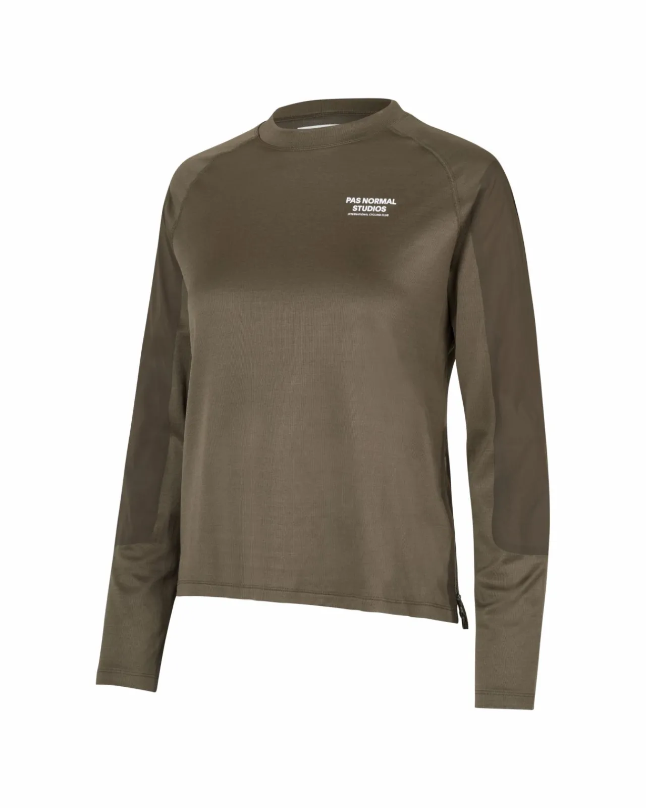 Pas Normal Studios Women's Escapism Technical LS T-shirt — Dark Stone^Women Jerseys