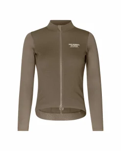 Pas Normal Studios Women's Escapism Wool Long Sleeve Jersey — Dark Stone^Women Jerseys