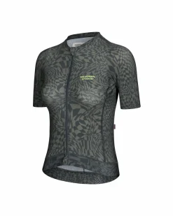 Pas Normal Studios Women's Essential Jersey — Check Olive Green^Women Jerseys