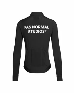 Pas Normal Studios Women's Essential Long Sleeve Jersey — Black^Women Jerseys