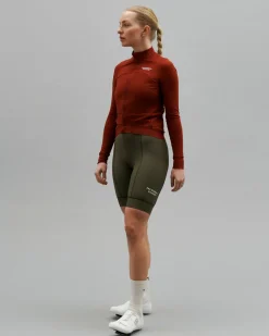 Pas Normal Studios Women's Essential Long Sleeve Jersey — Brick^Women Jerseys