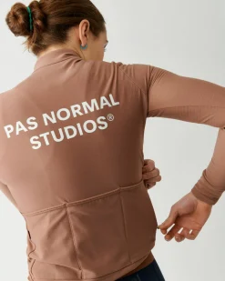 Pas Normal Studios Women's Essential Long Sleeve Jersey — Clay^Women Jerseys