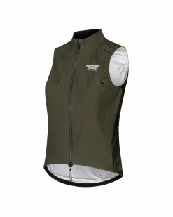 Pas Normal Studios Women's Essential Shield Gilet — Olive^Women Jackets & Gilets